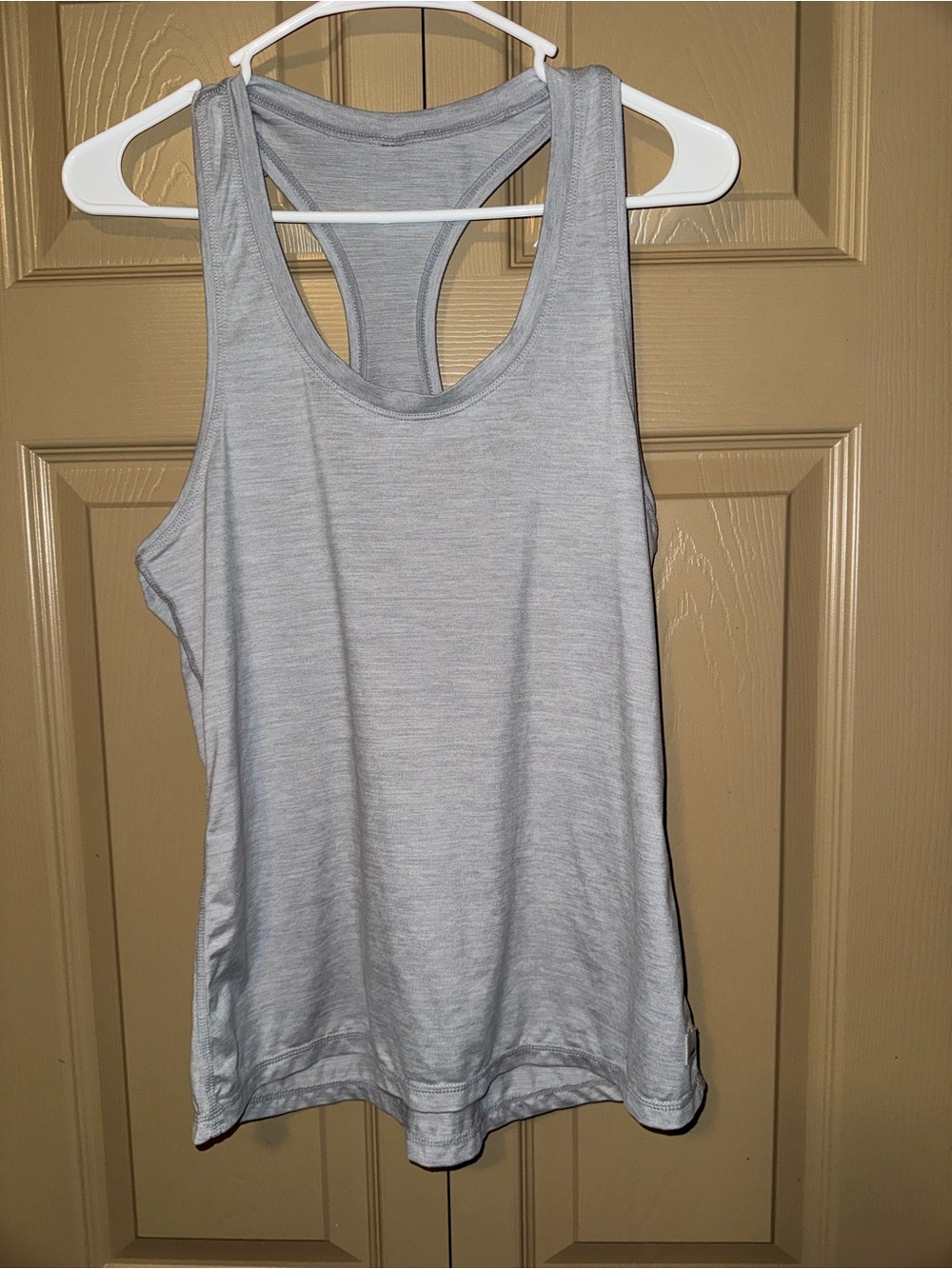 Vuori Light Gray Racerback Tank